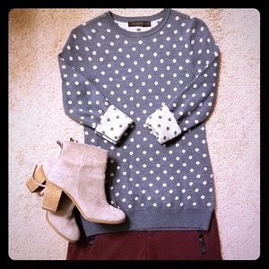 The Limited: sz XS polka dot sweater